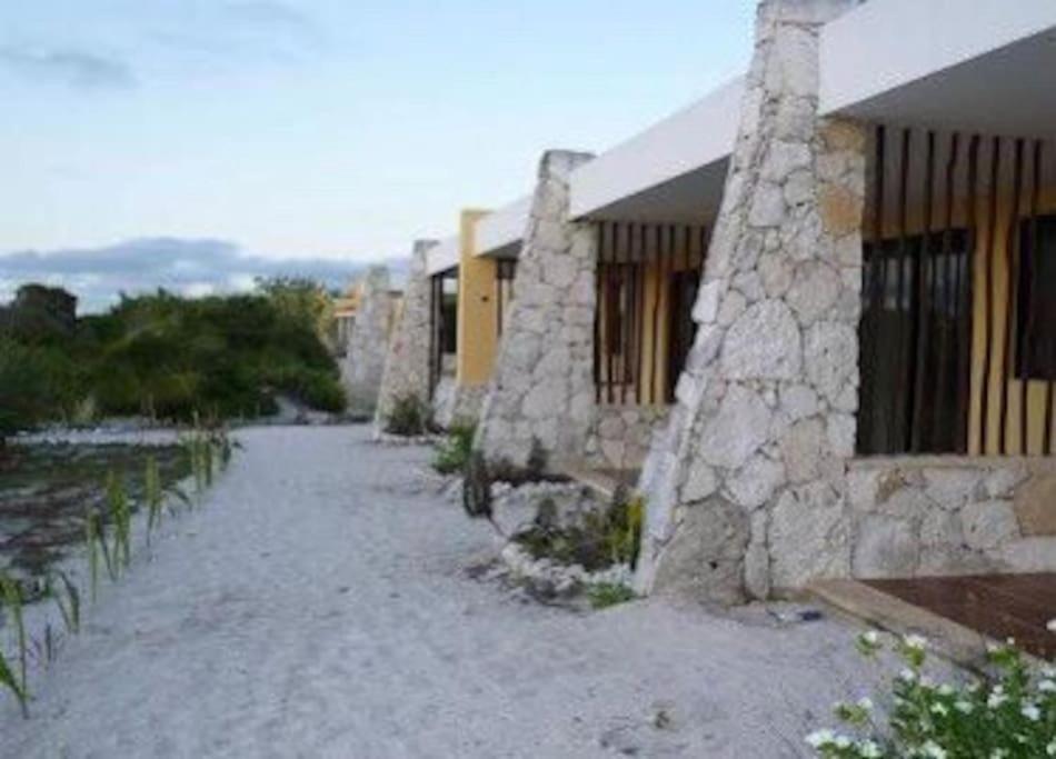 Beachfront Apartment With Swimming Pool. One Bedroom Celestun Exterior photo