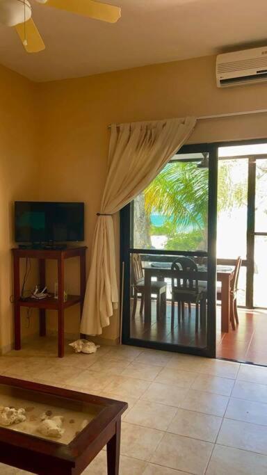 Beachfront Apartment With Swimming Pool. One Bedroom Celestun Exterior photo